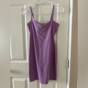 Purple body con Susana Monaco dress
